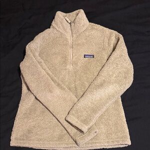 Patagonia Women's Tan Fleece Turtleneck Sweater